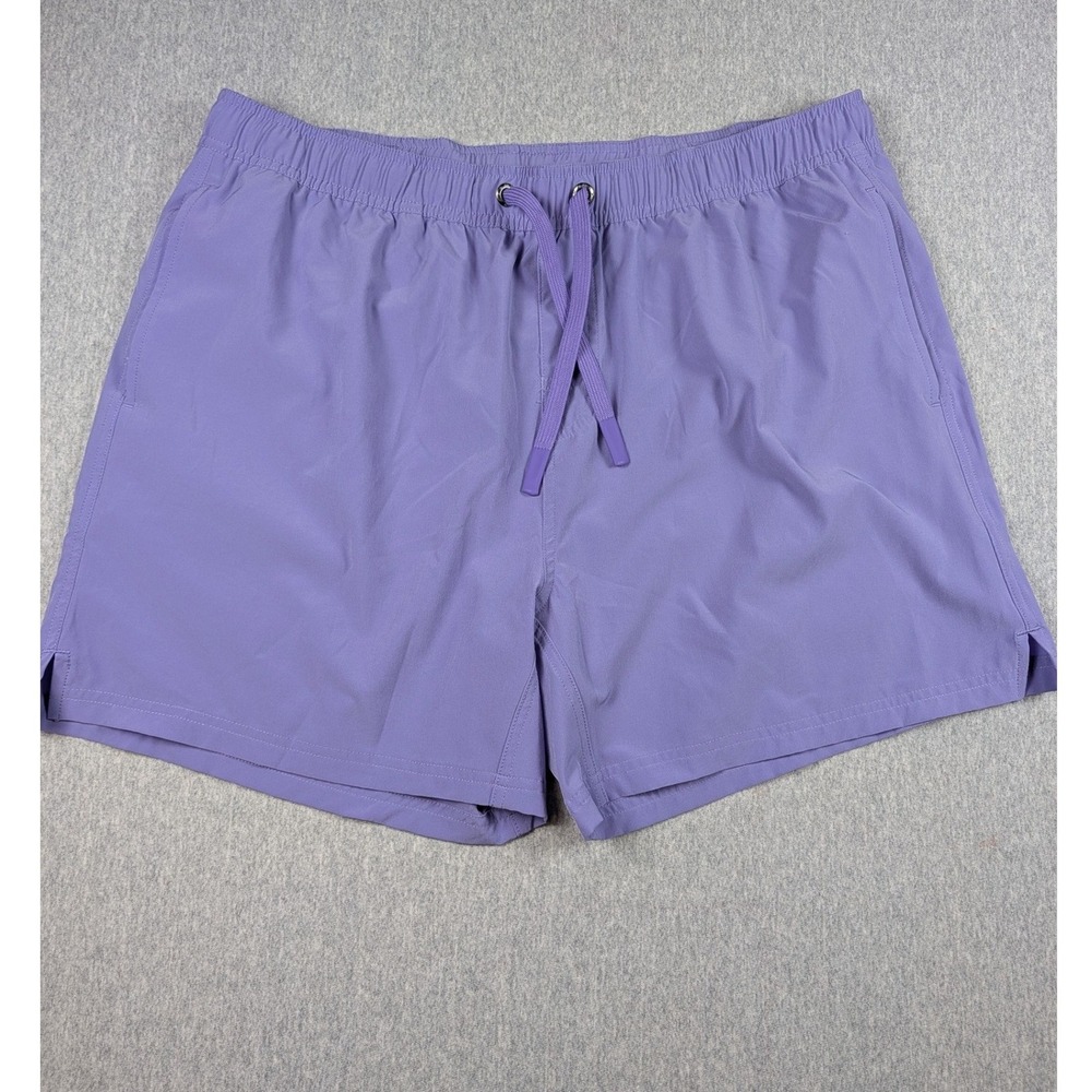 Bamboo Ave The Boundless Short Purple Mens XXL Athletic Gym Shorts 5 Inch